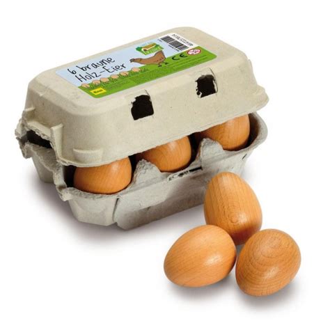 White Eggs - Wooden Play Food