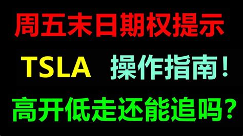 美股老司机决战周五末日期权高开低走还能追吗特斯拉操作指南SPY QQQ TSLA AAPL NVDA AMD AMZN MSFT