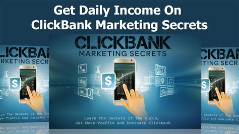 Clickbank Affiliate Marketing Clickbank Marketing Secrets How To