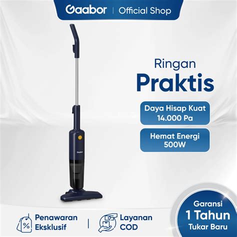 Jual Gaabor Vacuum Cleaner 2 In 1 Low Watt 500W Penyedot Debu Serbaguna