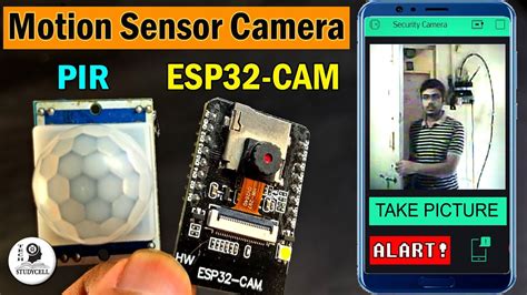 ESP32 CAM Motion Sensor Security Camera With Notification Using Blynk