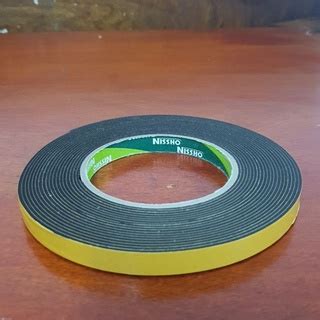 Double Sided EVA Foam Tape Black White 12mm 18mm 24mm Nissho Brand