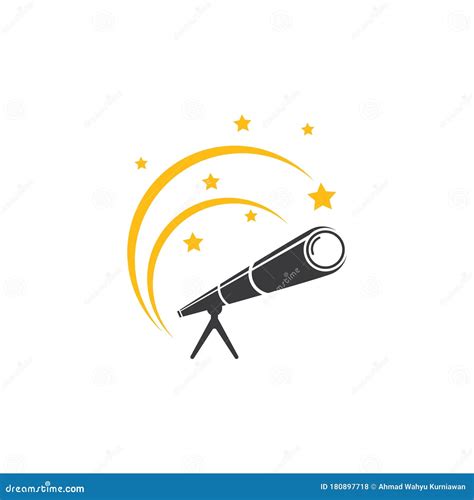 Telescope Logo Stock Illustration Illustration Of Tool 180897718