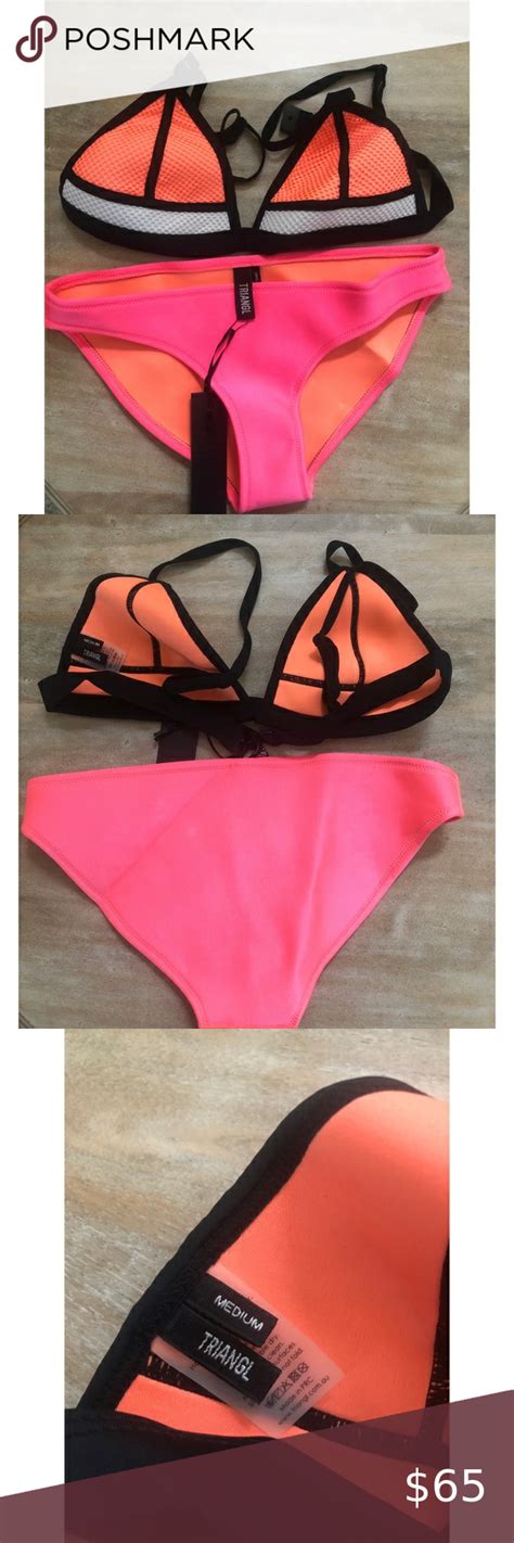 Nwt Triangle Bikini In Triangle Bikini Bikinis Triangle Bikini