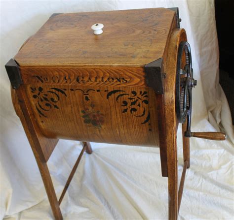 Bargain John's Antiques | Bentwood Butter Churn - 9 gallon - M. Brown & Co. Wapakeneta, Ohio ...