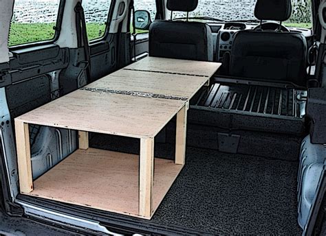 Citroen Berlingo And Peugeot Partner Camper Van Conversion Module Travel Camper Mini Camper