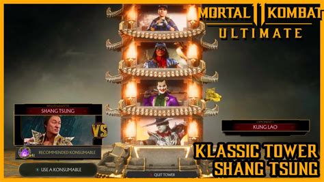 Mortal Kombat 11 Ultimate Shang Tsung Klassic Tower Ending Youtube