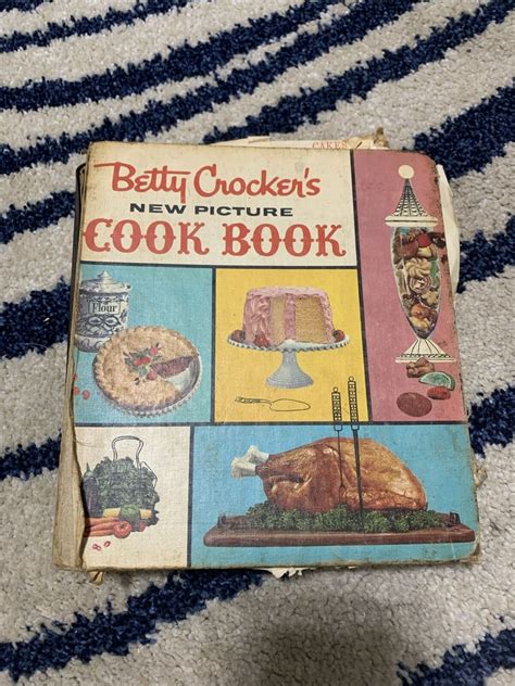 Vintage 1960 S Betty Crockers New Picture Cook Book MID CENTURY