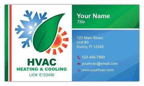 HVAC Business Cards : PrintIt4Less