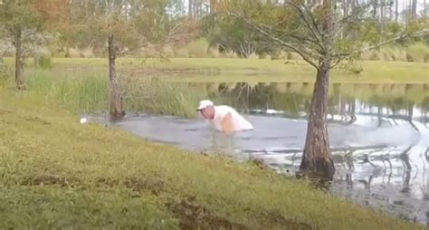 Florida Man Jumps Into Pond Rescues Puppy From Jaws Of Alligator