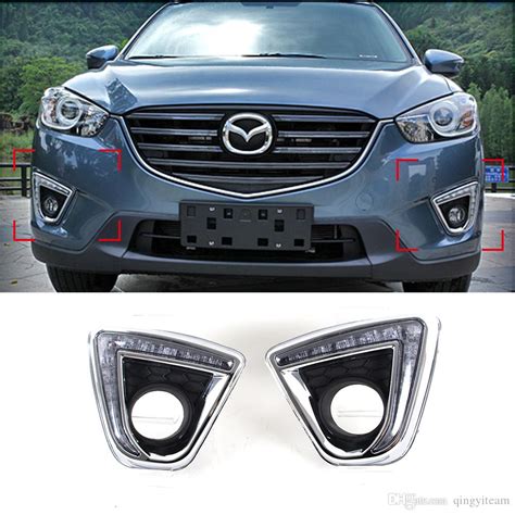 Car Led Drl Kit For Mazda Cx 5 Cx5 Cx 5 2012 2016 Led Daytime Running Light Bar Daylight Fog