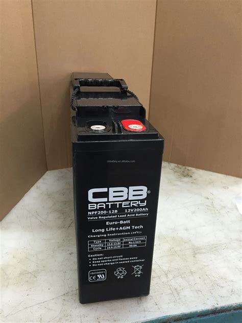 12v Front Terminal Agm Battery Power Battery Deep Cycle 190ah Battery