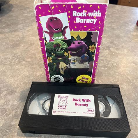 Barney Friends Rock With Barney VHS Video Grelly USA