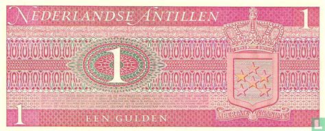 Netherlands Antilles Guilder Currency Note Nederlandse