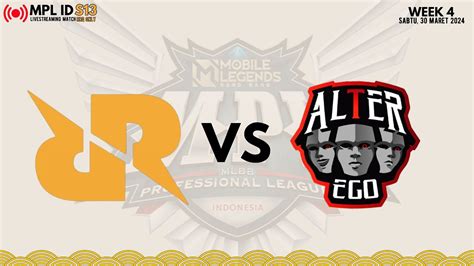 RESTREAM MPL RRQ Vs ALTER EGO YouTube