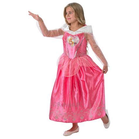 Sleeping Beauty Loveheart Disney Princess Kids Fancy Dress Costume