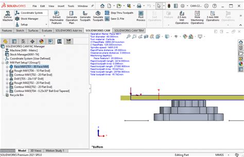 Solidworks Cam Finding Machining Time Ime Wiki