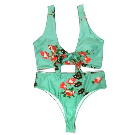 CALOFE 2019 Brazil Backless Swimsuit Bikinis Bathing Suit Bikini