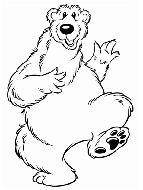 Bear In The Big Blue House Coloring Page Coloring Home