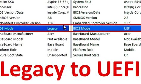 Can You Change Bios Mode From Legacy To Uefi Techdiy Info