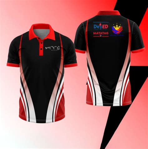 Deped Matatag Uniform Sublimation Polo Shirt For Men And Women Code Pl