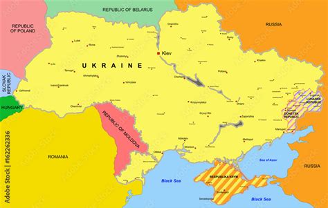 Map Of Ukraine In English