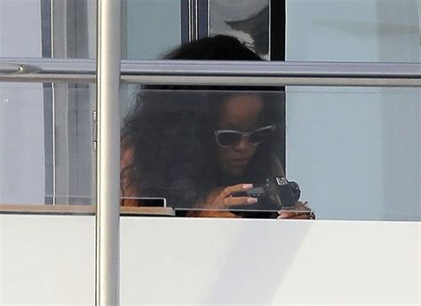 Wearing A Bikini On A Yacht In France 27 July 2012 Rihanna Photo