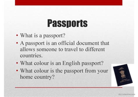 Passports General Readin English Esl Powerpoints