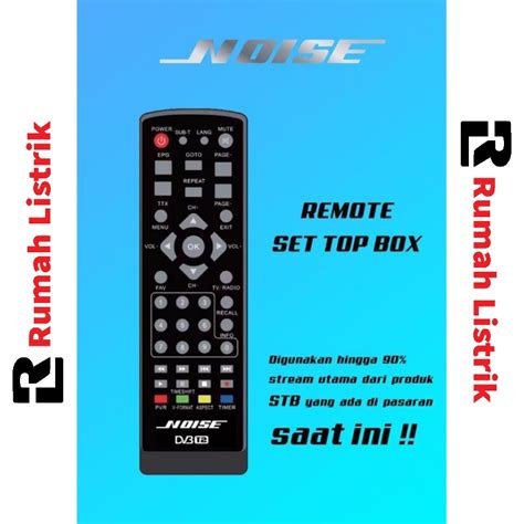 Jual Remote Stb Set Top Box Multi Noise Luby Welhome Pioline Dll