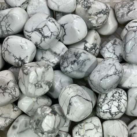 Howlite Tumbled Stones Wholesale Mason Crystal