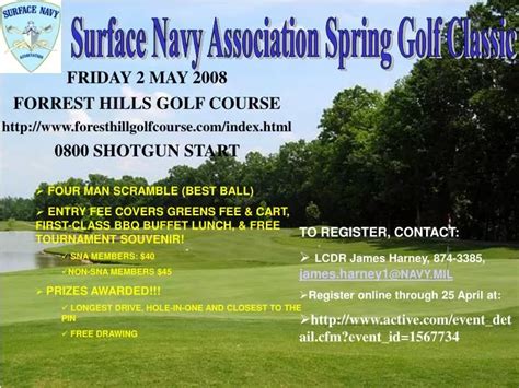 Ppt Surface Navy Association Spring Golf Classic Powerpoint Presentation Id5868187