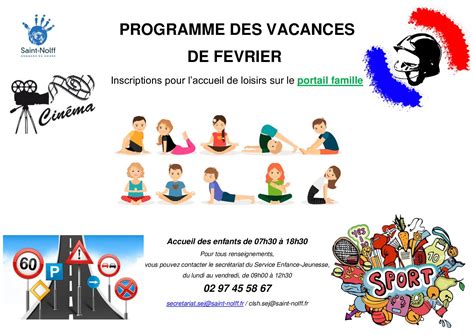 Calam O Programmes Vacances De F Vrier