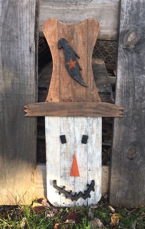 Wooden Scarecrow Scarecrow Rustic Scarecrow Rustic Wooden Pallet