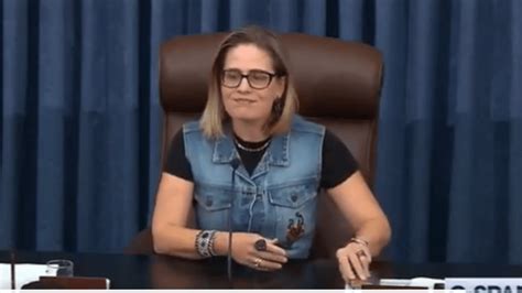 Sen. Kyrsten Sinema Wore A Denim Vest To The Capitol And We Can’t Stop ...