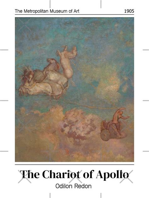 The Chariot Of Apollo Painting By Odilon Redon Sticker For