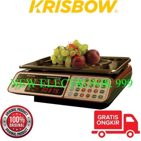 Jual Krisbow Timbangan Barang Digital Dengan Tera Kg Kw