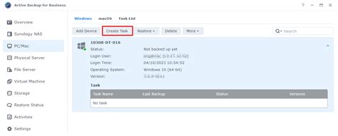 Gu A De Inicio R Pido De Active Backup For Business Synology Centro