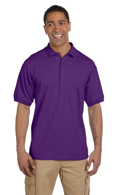 Gildan The Gildan Adult Ultra Cotton 65 oz PiquÃ Polo Shirt PURPLE