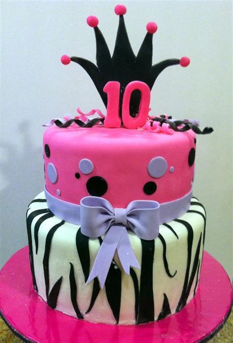 9 Birthday Cakes Ideas For Girls 10 And Up Photo Birthday Cake 10