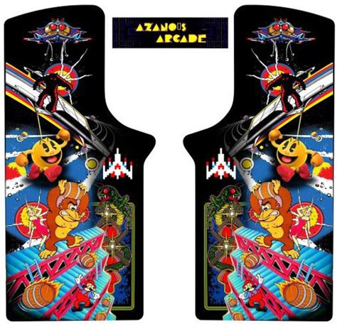 Multicade Arcade Classics Upright Cabinet Arcade Graphics Vinyl