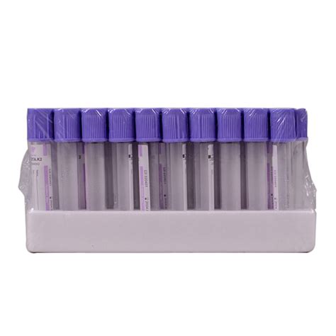 TUBO VACUTAINER LILA 4ML EDTA K2 Medica Alamo S A De C V