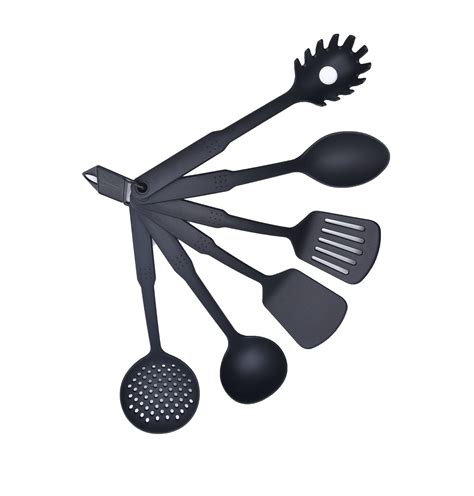 Conjunto Kit Utensilios De Cozinha Em Nylon Jogo De 6 Pecas BeeCost