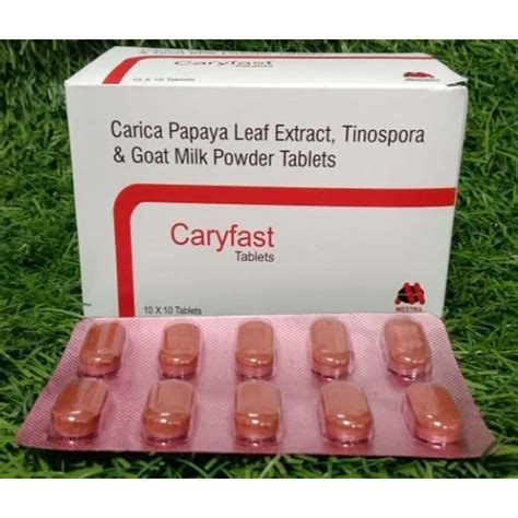 Carica Papaya Leaf Extract Tinospora Goat Milk Powder Tablets