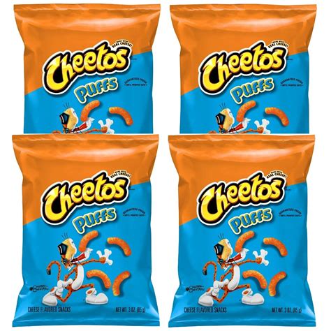 Cheetos Cheese Flavored Snacks Jumbo Puffs 8 Oz Pack Of 4 Ebay