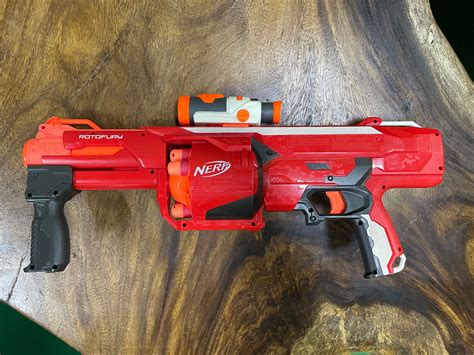 Nerf N Strike Mega Series Rotofury Blaster Hobbies And Toys Toys