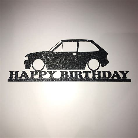 Classic Car Cake Topper Topper De Pastel De Coche De Los Años Etsy