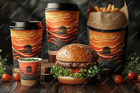 Premium Photo | Burger King Packaging Design