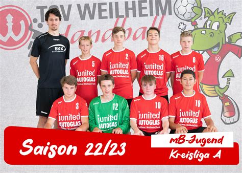 TSV Weilheim Abteilung Handball B Jugend männlich 2022 23