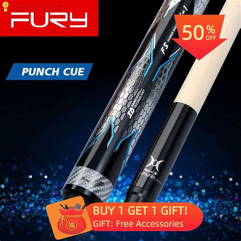 Fury Fs Pb X Billiard Punch Cue Mm Hell Fire Tip Tecnolog A De Fibra