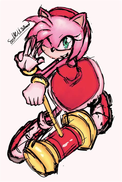 Amy Rose By Saikiissad On Newgrounds